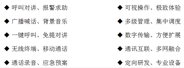 ip对讲系统拓参数